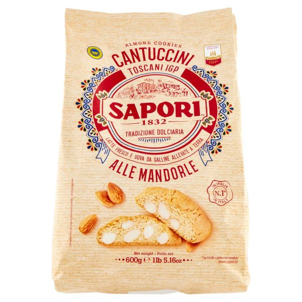 CANTUCCINI ALLE MANDORLE IGP SAPORI DI SIENA GR. 600