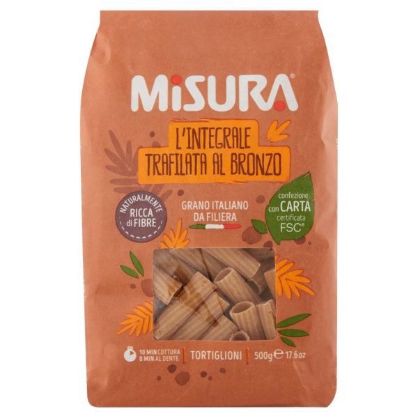 Misura L'Integrale Trafilata al Bronzo Tortiglioni 500 g