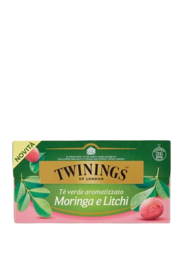 TÈ VERDE MORINGA E LITCHI TWININGS 25 FILTRI