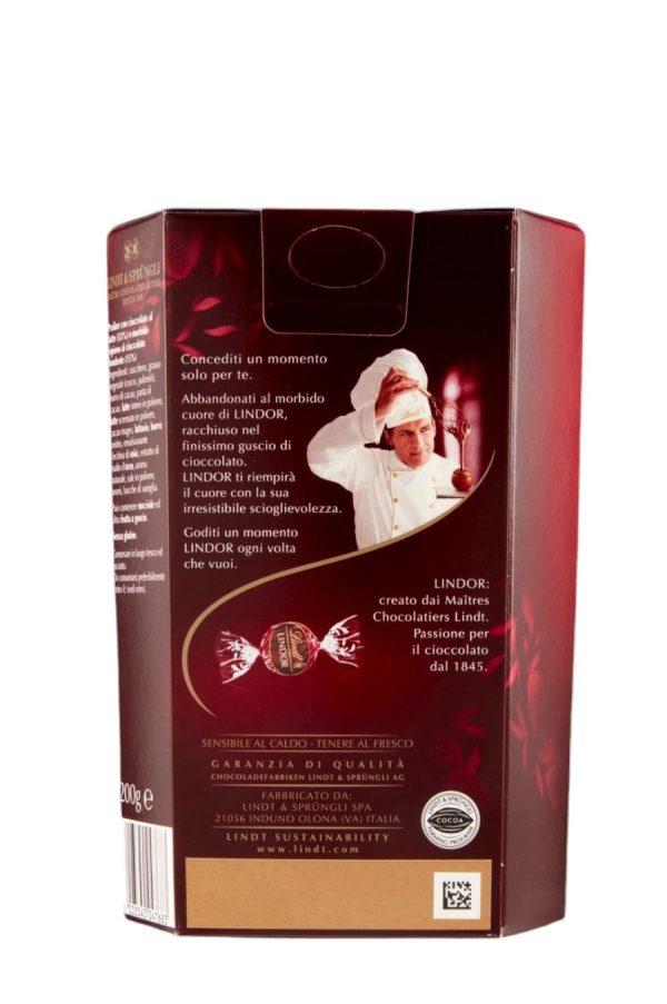 LINDOR DOPPIO CIOCCOLATO LINDT G200 - immagine 2