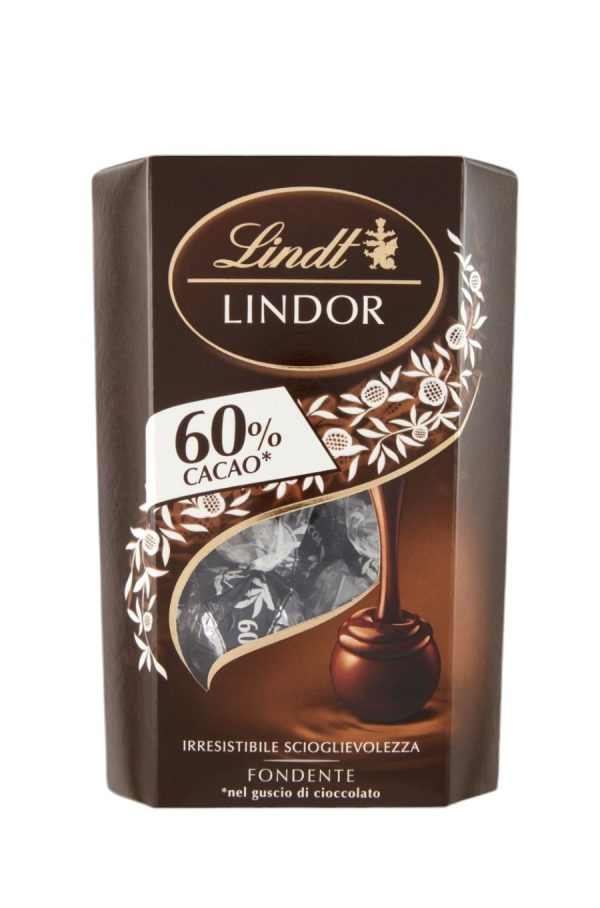 LINDOR CORNET CIOCCOLATO FONDENTE 60% LINDT GR.200