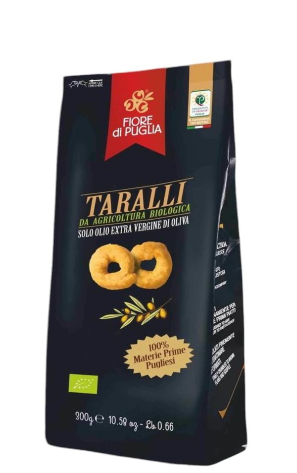 TARALLI BIO FIORE DI PUGLIA GR.300