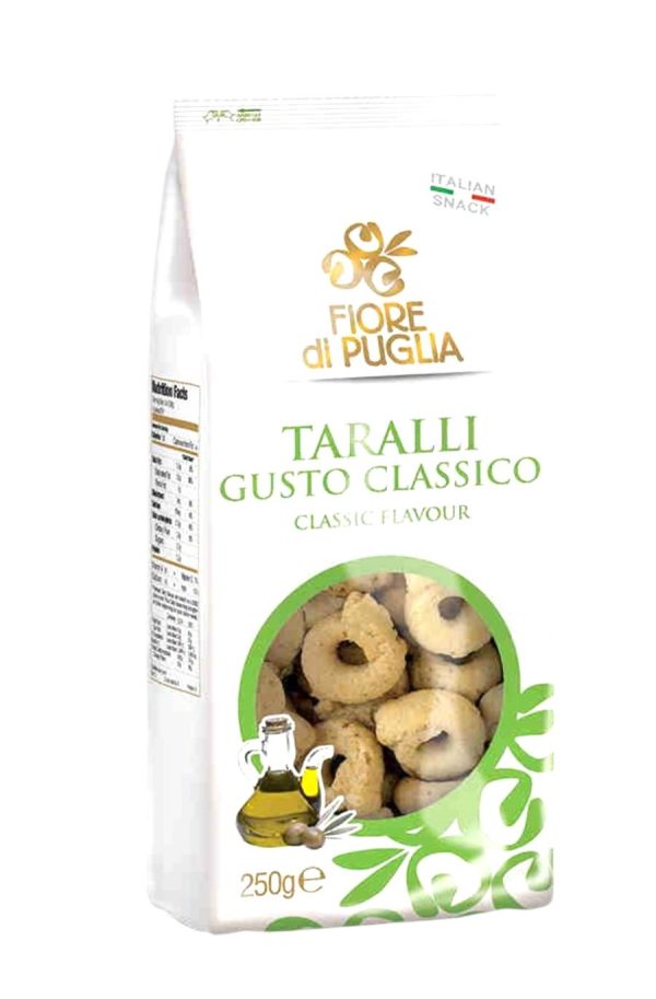 TARALLI CLASSICI FIORE DI PUGLIA GR.250