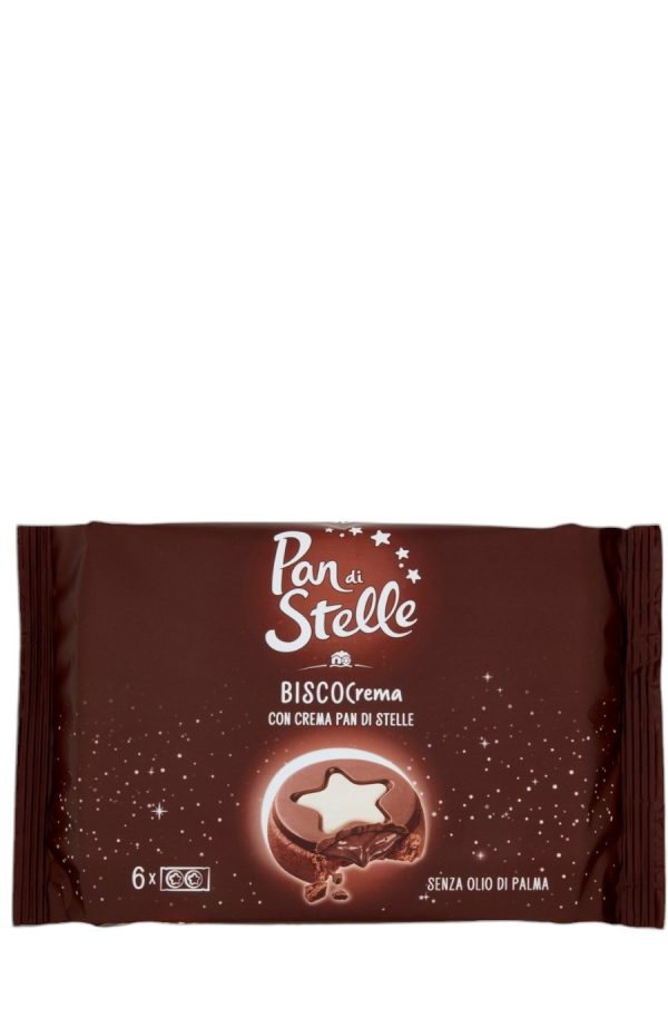 BISCOCREMA CON CREMA PAN DI STELLE PAN DI STELLE GR. 28 X 6 PZ.