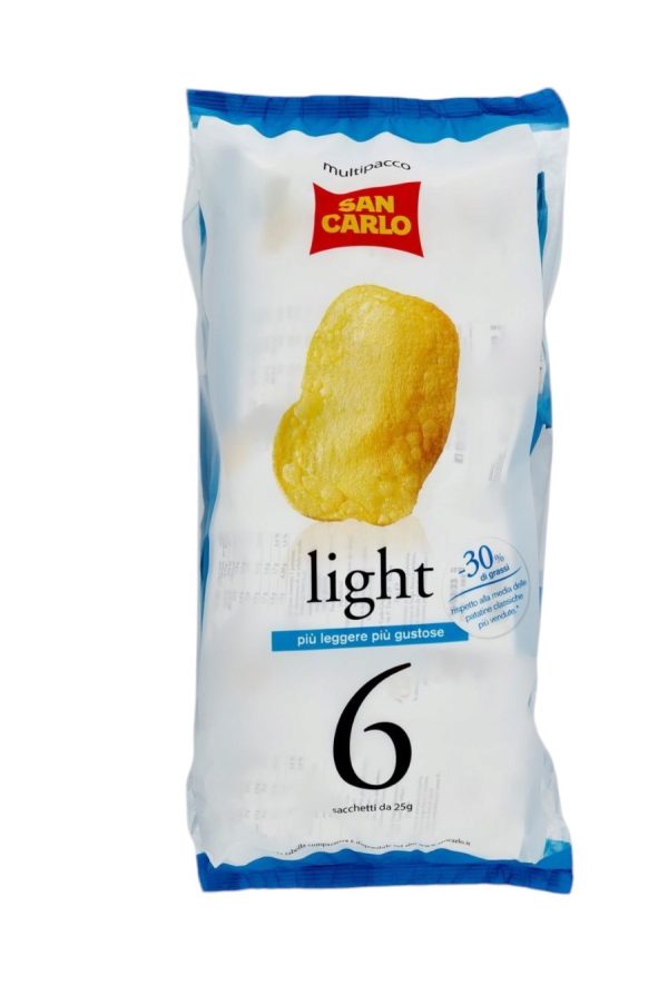 PATATINE LIGHT X6 SAN CARLO GR150