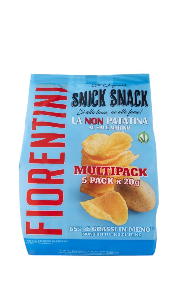 SNICK-SNACK PAT LA NON PATATINA MULTIPACCO X5 FIORENTINI GR.100