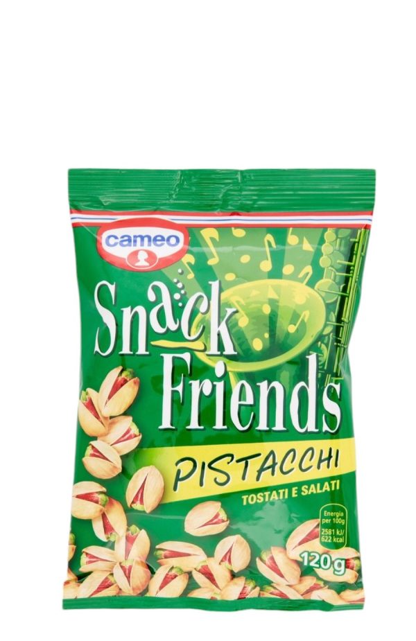 PISTACCHI TOSTATI E SALATI SNACK FRIENDS CAMEO GR. 120