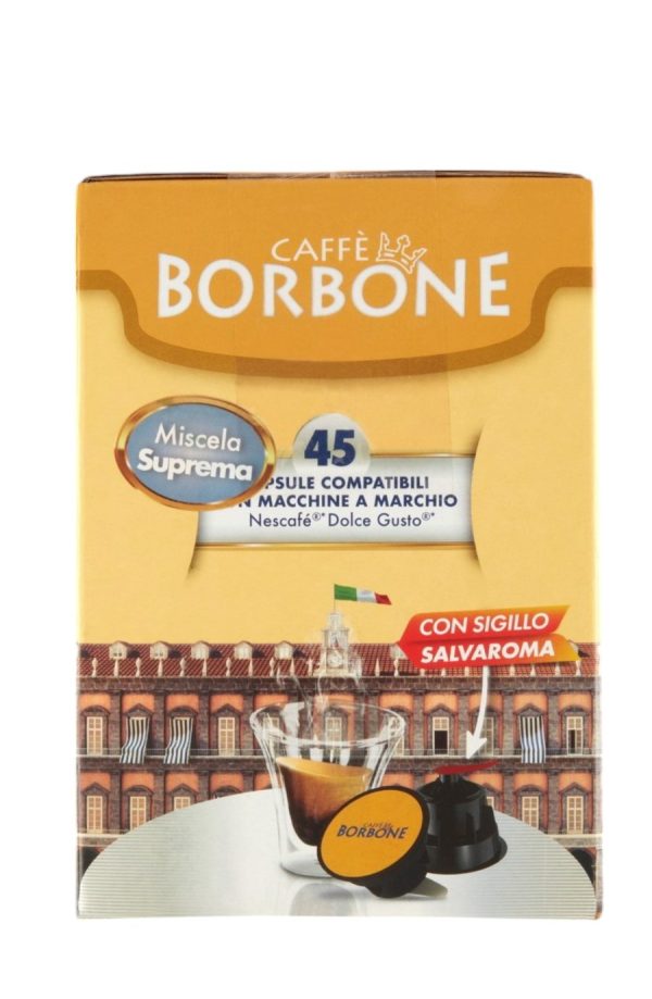 CAPSULE MISCELA SUPREMA COM.DOLCE GUSTO X45 CAFFE' BORBONE X45