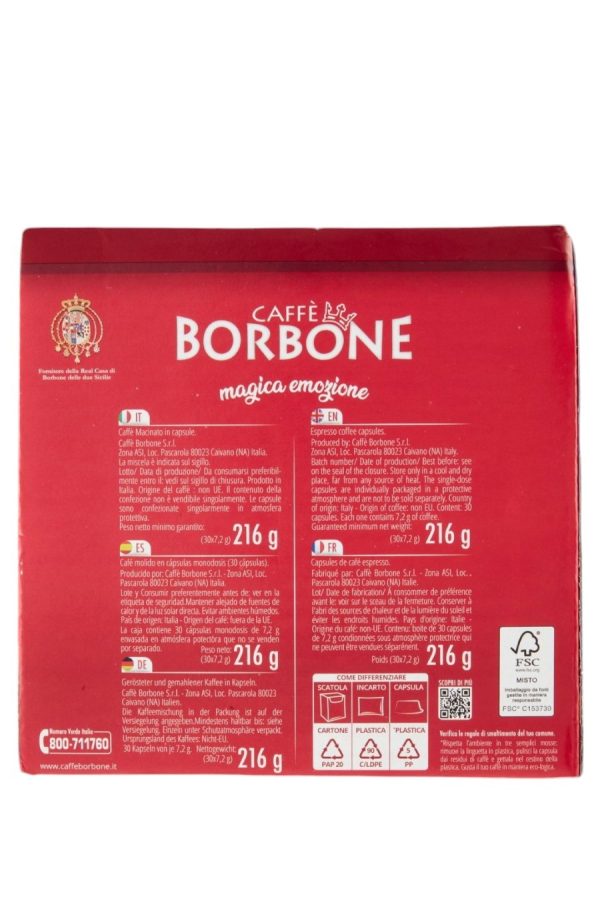 CAPSULE MISCELA LA ADECISA COMPATIBILE A MODO MIO CAFFE' BORBONE PZ. 30 - immagine 2