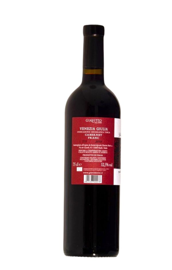 VINO CABERNET FRANC GIAVITTO CL. 75 - immagine 2