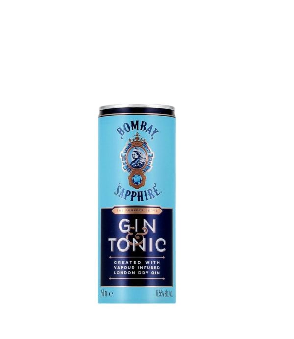 GIN&TONIC 6,5° IN LATTINA BOMBAY ML.250