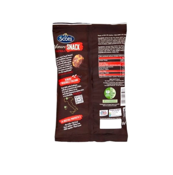 VENERE SNACK PAPRIKA SCOTTI GR.50 - immagine 2