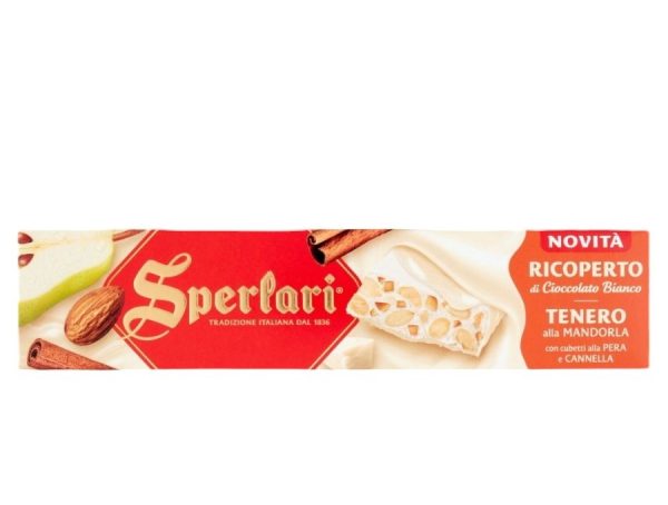 TORRONE MORBIDO PERA E CANNELLA SPERLARI GR.200