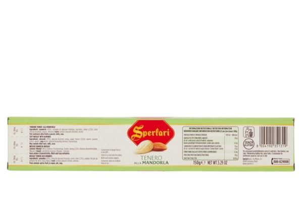 TORRONE TENERO MANDORLA SPERLARI GR.150 - immagine 2