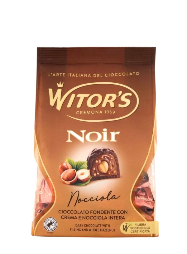 CIOCCOLATINI NOIR AL GUSTO NOCCIOLA WITOR'S GR.200