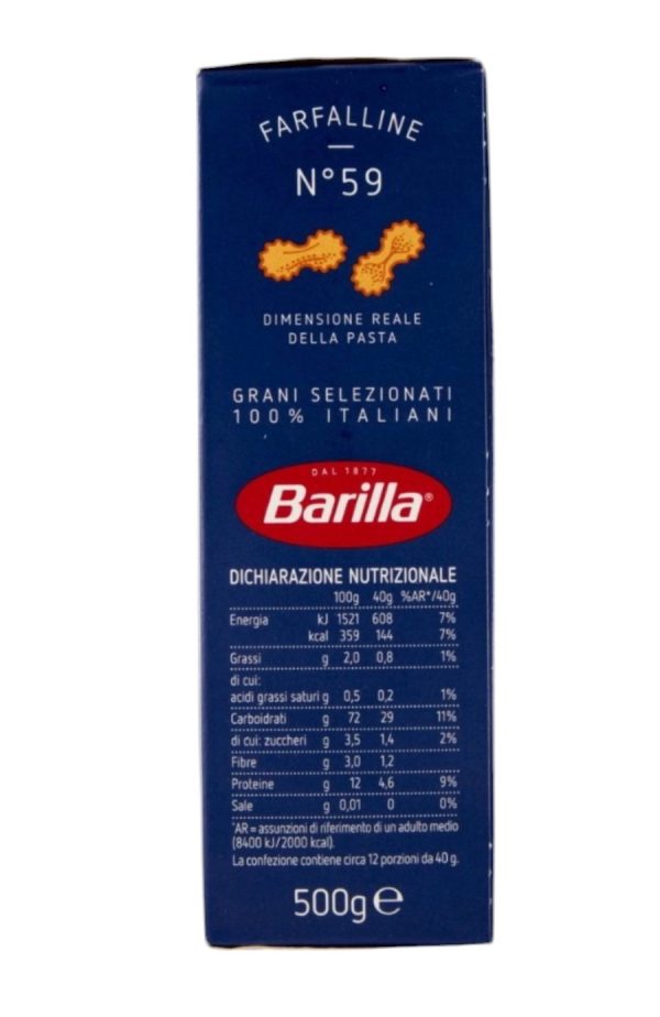 FARFALLINE N.59 BARILLA GR. 500 - immagine 2