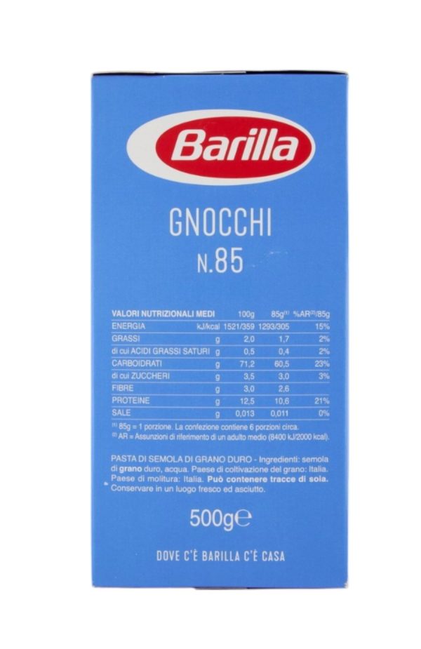 GNOCCHI N.85 BARILLA GR. 500 - immagine 2