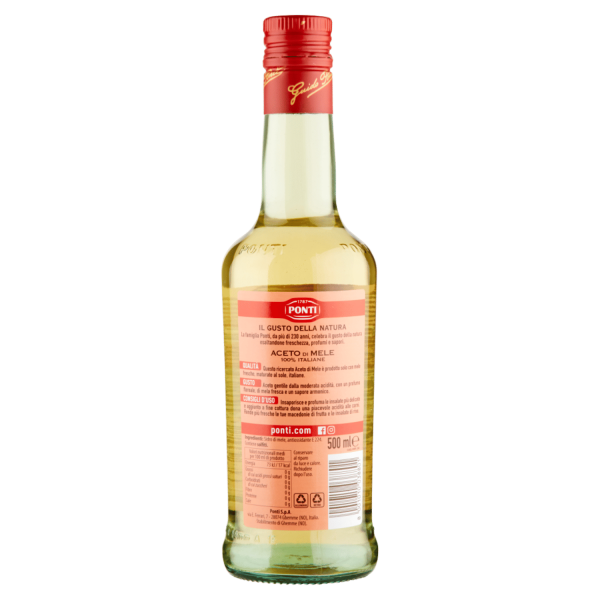 Ponti Aceto di Mele 100% Italiane 500 ml - immagine 2