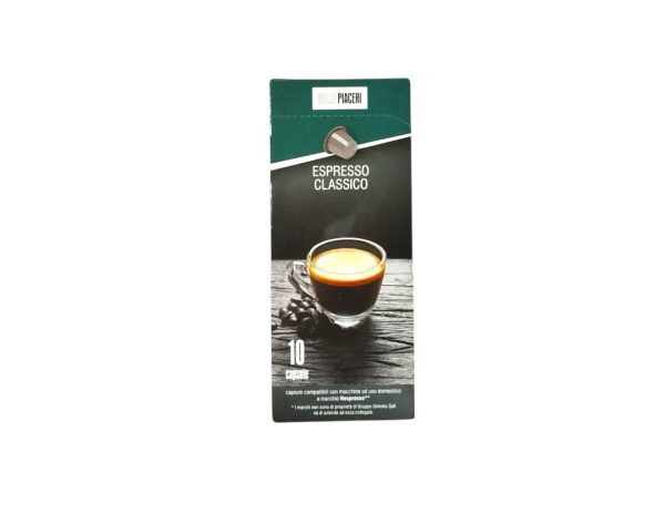 CAPSULE ESPRESSO CLASSICO COMPATIBILI NESPRESSO MILLE PIACERI 10.PZ