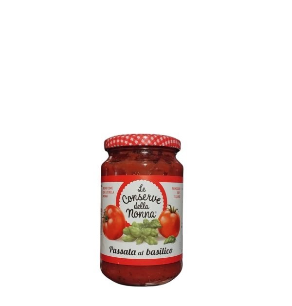 PASSATA POMODORO BASILICO CONSERVE DELLA NONNA GR350