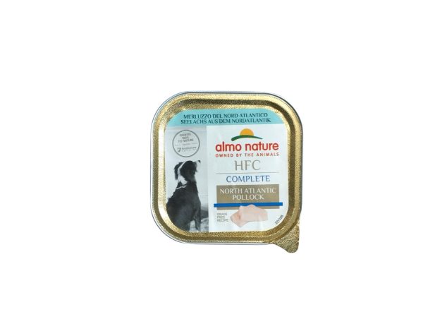 CIBO UMIDO PER CANE AL GUSTO MERLUZZO ALMO NATURE GR.85