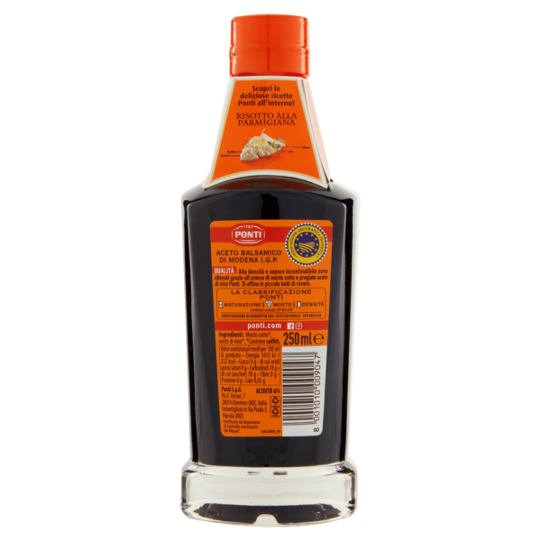 Ponti Aceto Balsamico di Modena I.G.P. Alta Densità HD 250 ml - immagine 2