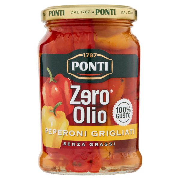 PONTI ZERO OLIO PEPERONI GRIGLIATI 290 G