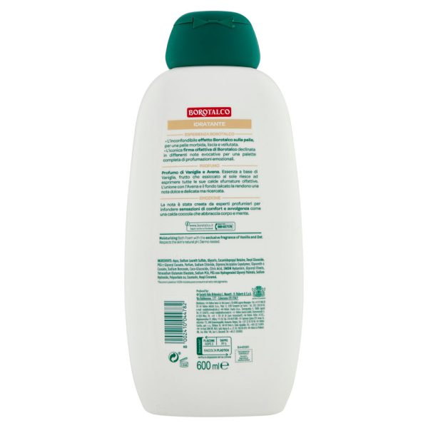 IDRATANTE VANIGLIA E AVENA BAGNODOCCIA 600 ML - immagine 2