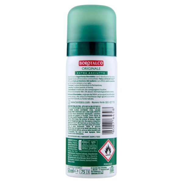 DEODORANTE ORIGINALE SPRAY BOROTALCO ML.50 - immagine 2