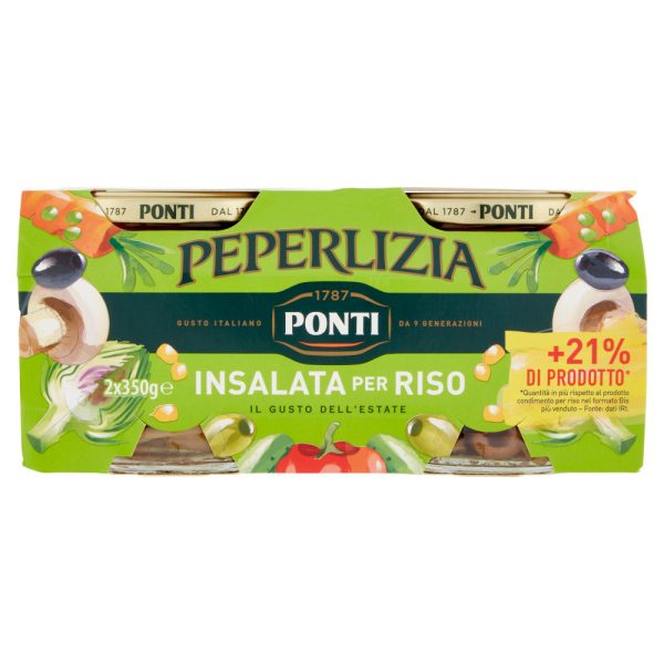 PONTI PEPELRIZIA INSALATA PER RISO 2 X 350 G