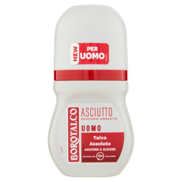 UOMO ASCIUTTO PROFUMO AMBRATO DEO ROLL ON 50 ML