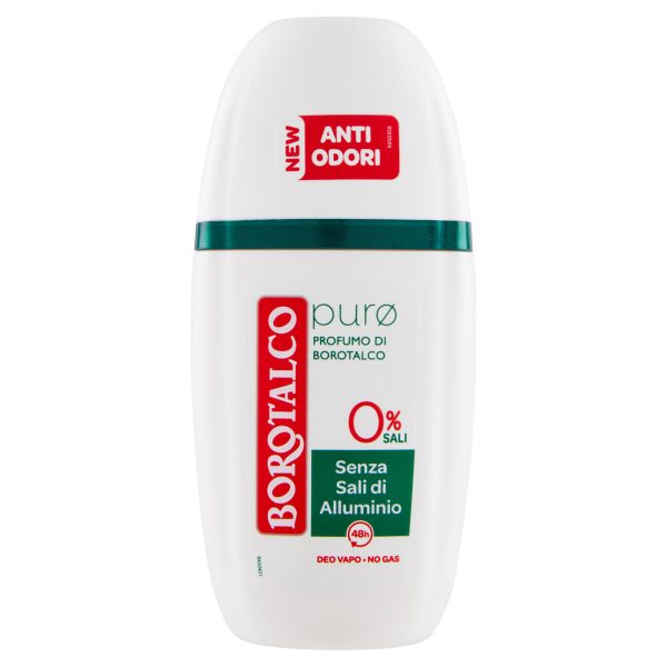 PURØ PROFUMO DI BOROTALCO 0% SALI DEO VAPO NO GAS 75 ML