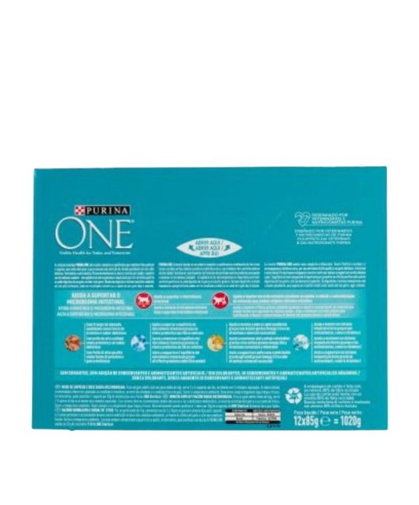 ONE WET STERILCAT SALMONE/TACCHINO/MANZO/POLLO PURINA GR.85 X12 - immagine 2