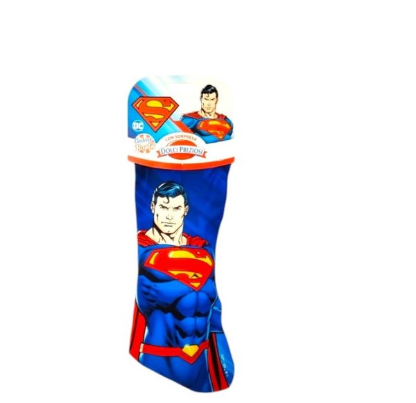 DOLCI PREZIOSI CALZA BEFANA CON SORPRESA SUPERMAN 170 G