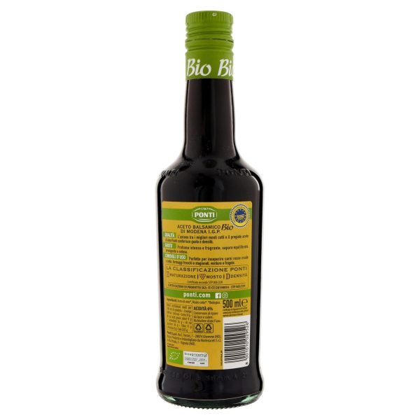 PONTI BIO ACETO BALSAMICO DI MODENA I.G.P. 500 ML - immagine 2