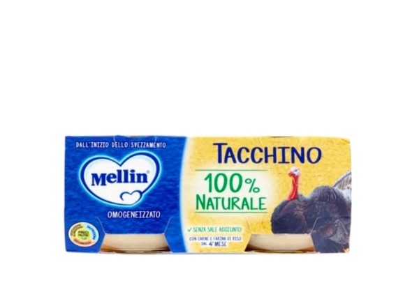 OMOGENEIZZATO TACCHINO MELLIN GR.80X2