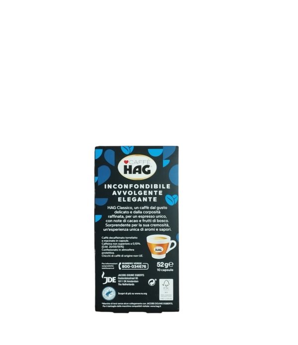 CLASSICO DECAFFEINATO CAPSULE COMP. NESPRESSO X10 HAG - immagine 2