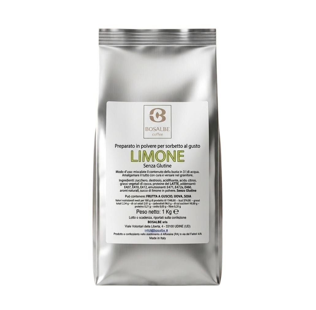 SORBETTO LIMONE SENZA GLUTINE BOSALBE 1 KG